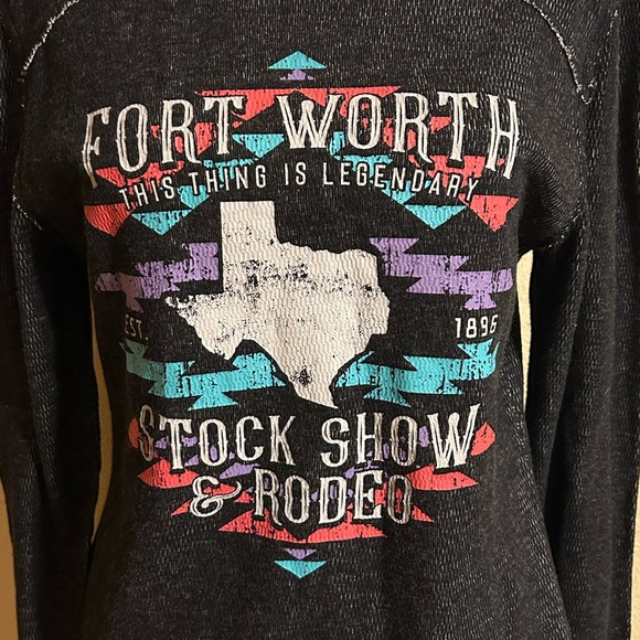 🆕 NWT Fort Worth Stock Show and Rodeo Reversible Long Sleeve Shirt - Picture 6 of 10